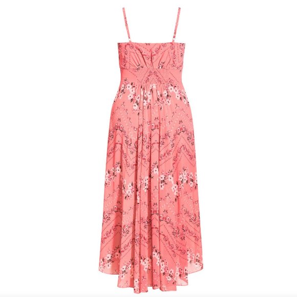 NWT City Chic Maxi Garland Pink Pretty Garland XL = 22 = 3X - Picture 4 of 5